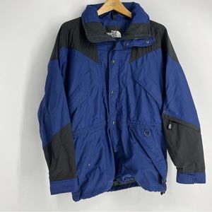 The North Face Blue and Black Ski Jacket